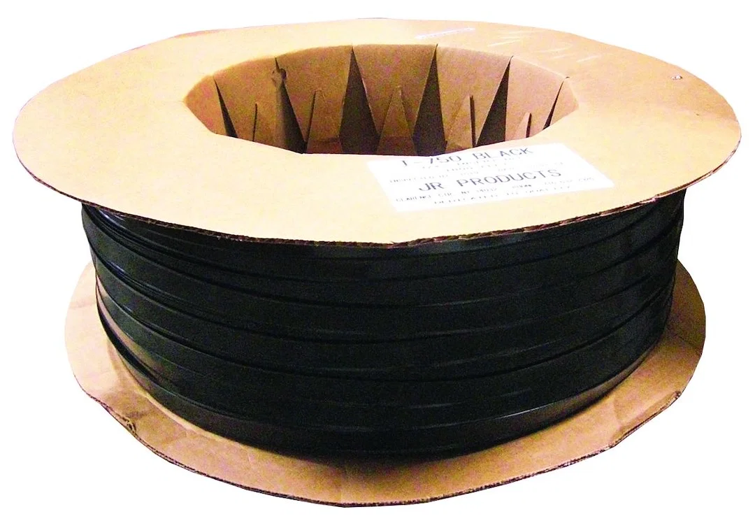 10161 – JR PRODUCTS Trim Molding Insert, Used For Trim Molding 1 Inch Width X 1000 Foot Length Vinyl Black